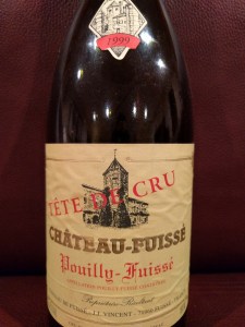 A beautifully aged 1999 Pouilly-Fuissé